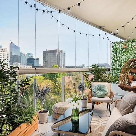 Luxury 2-Bedroom Penthouse Warsaw Skyline 15M Terrace, Garage, Gym, Rooftop & Only 500 M To Metro Exterior foto