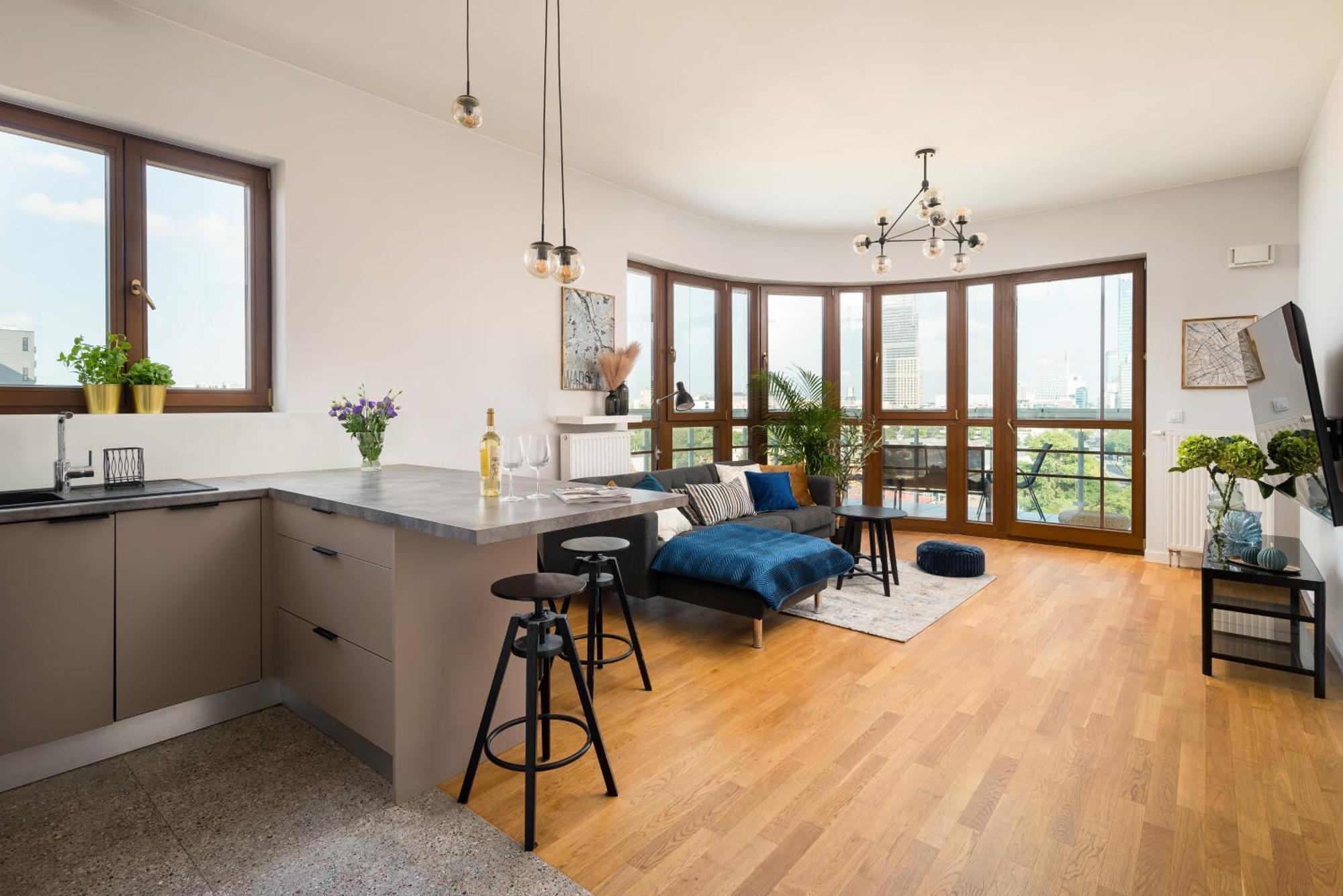 Luxury 2-Bedroom Penthouse Warsaw Skyline 15M Terrace, Garage, Gym, Rooftop & Only 500 M To Metro Exterior foto