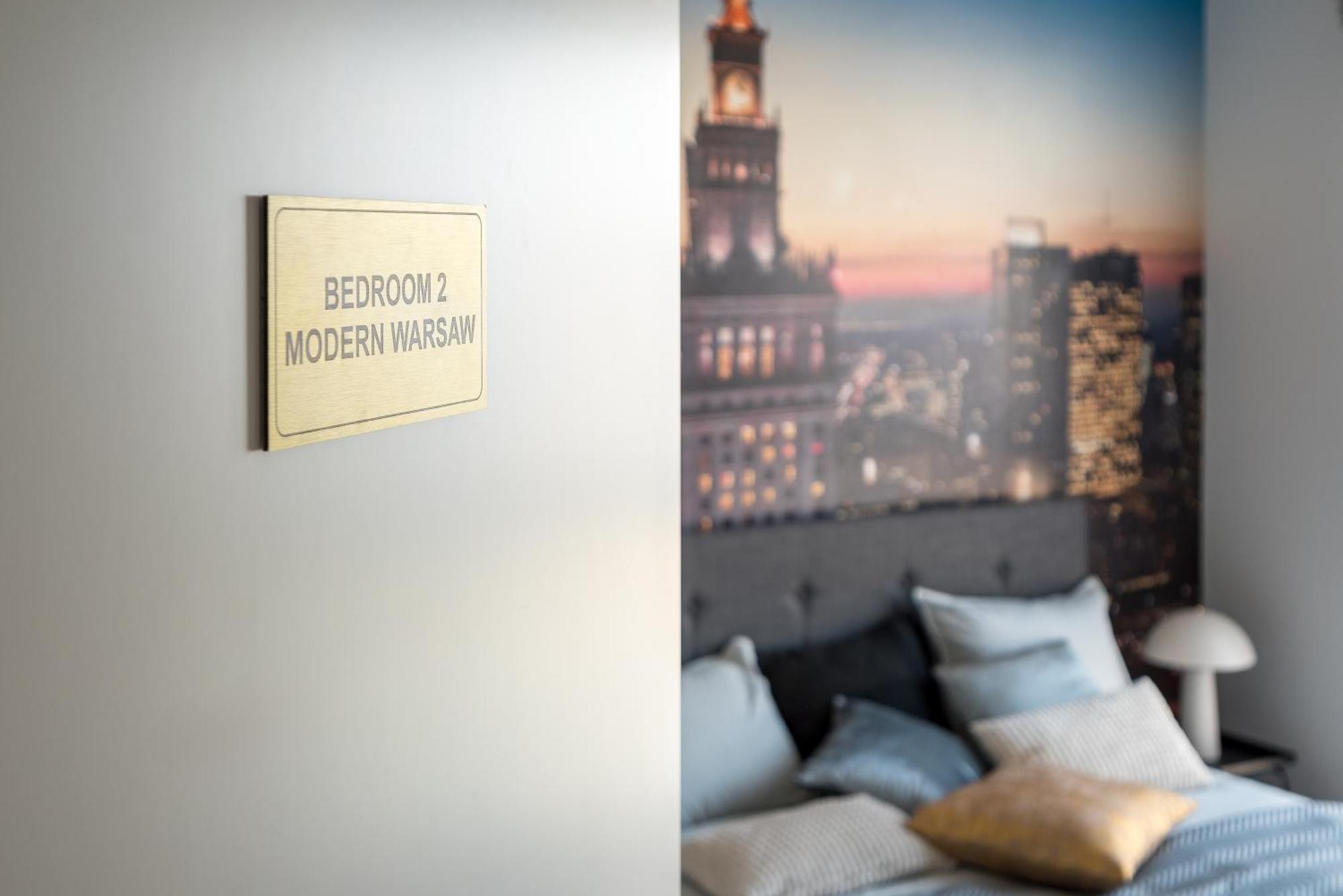 Luxury 2-Bedroom Penthouse Warsaw Skyline 15M Terrace, Garage, Gym, Rooftop & Only 500 M To Metro Exterior foto
