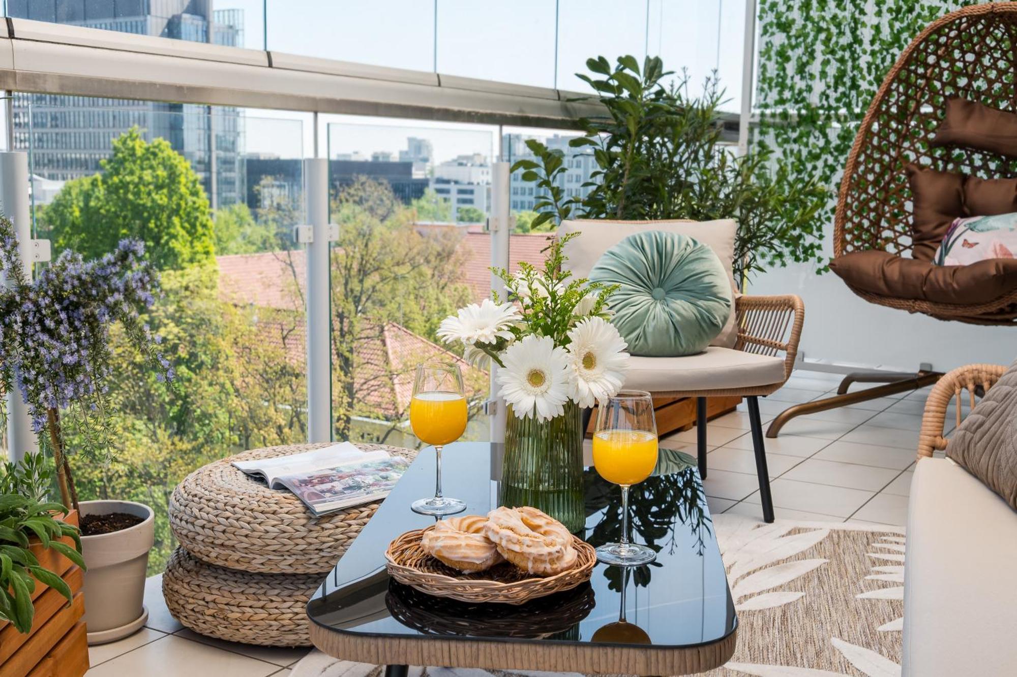 Luxury 2-Bedroom Penthouse Warsaw Skyline 15M Terrace, Garage, Gym, Rooftop & Only 500 M To Metro Exterior foto